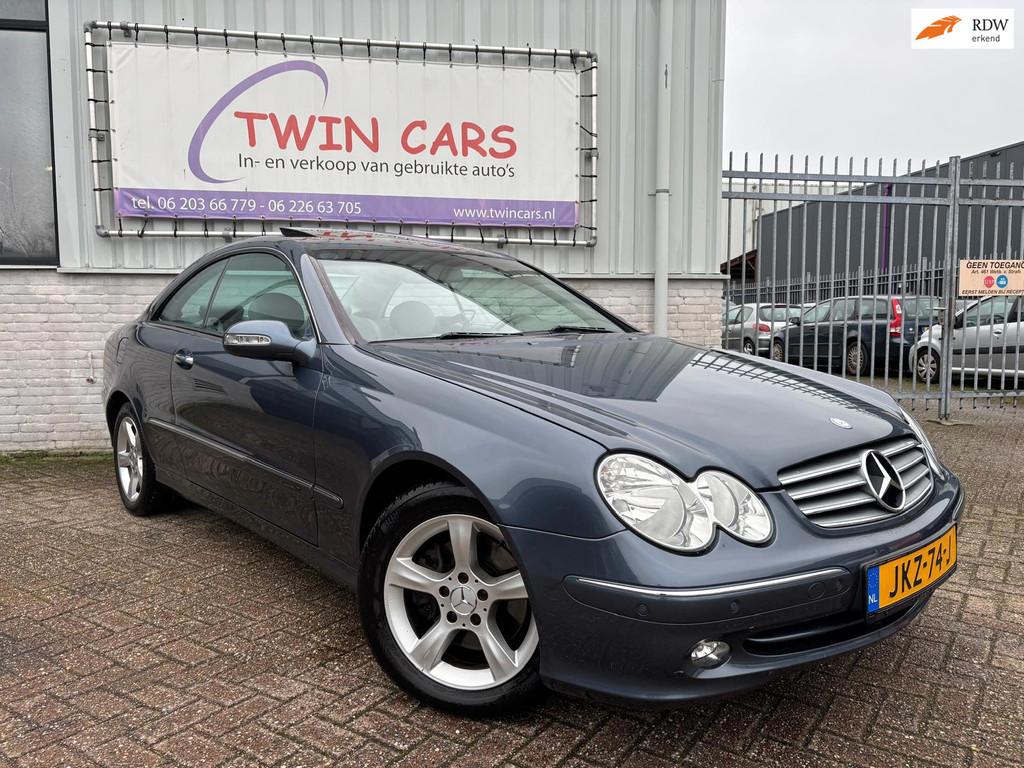 Mercedes-Benz CLK-klasse Coupé 240 Elegance Leer Aut Airco, Automaat, Parkeersensor, Achterwielaandrijving, Gebruikt