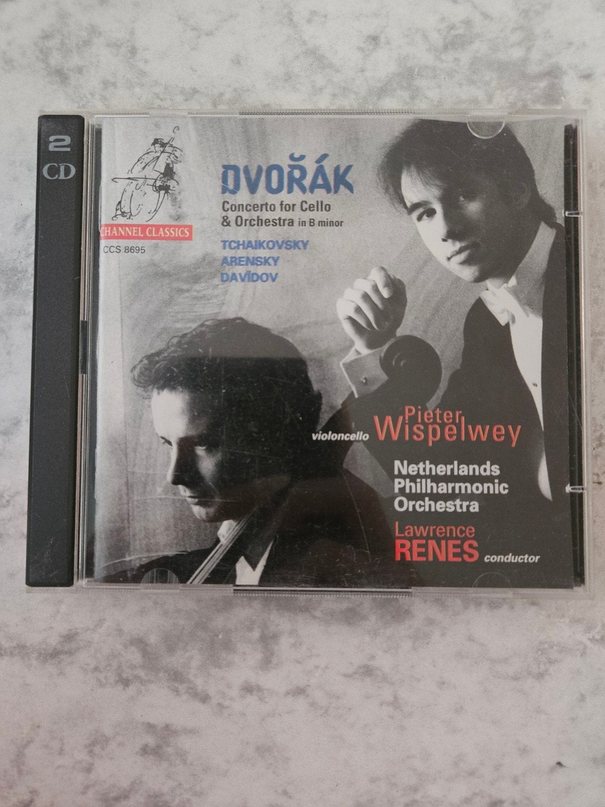 Dvořák Cello Concerto - Pieter Wispelwey (2-CD Channel Class, Ophalen of Verzenden, Romantiek, Gebruikt, Orkest of Ballet