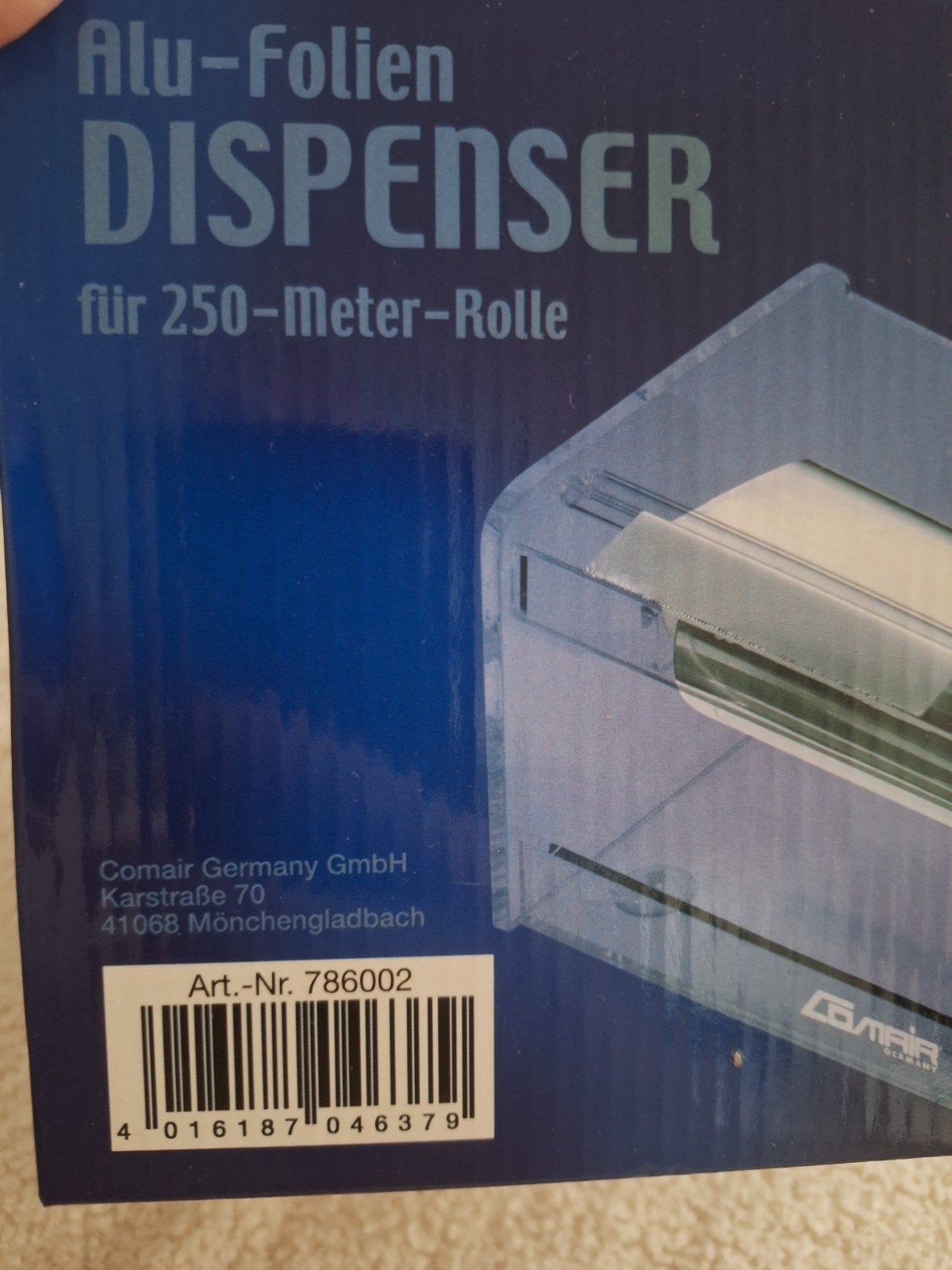 aluminiumfolie snijder, Comair Germany, Overige typen, Onbekend, Nieuw