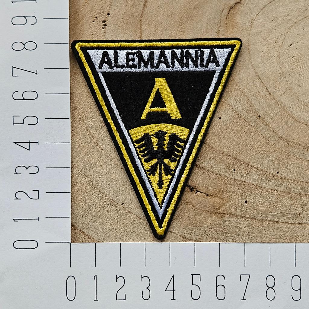 Strijk embleem applicatie Patch Alemannia, D, Nieuw, Ophalen of Verzenden, D
