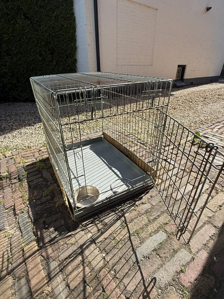 Hondenbench opvouwbaar, Dieren en Toebehoren, Hondenbenches, Ophalen, Gebruikt