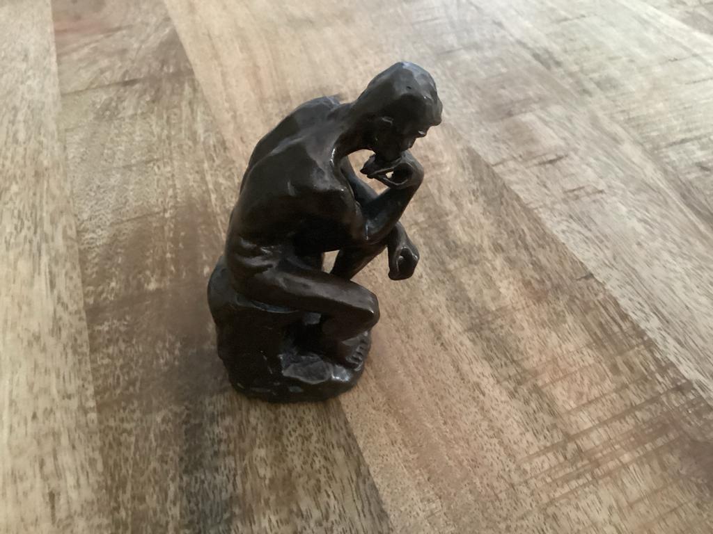 Het Denker Beeldje van Rodin - Parastone Collectie, Ophalen, Minder dan 20 cm, Gemerkt, Beeld