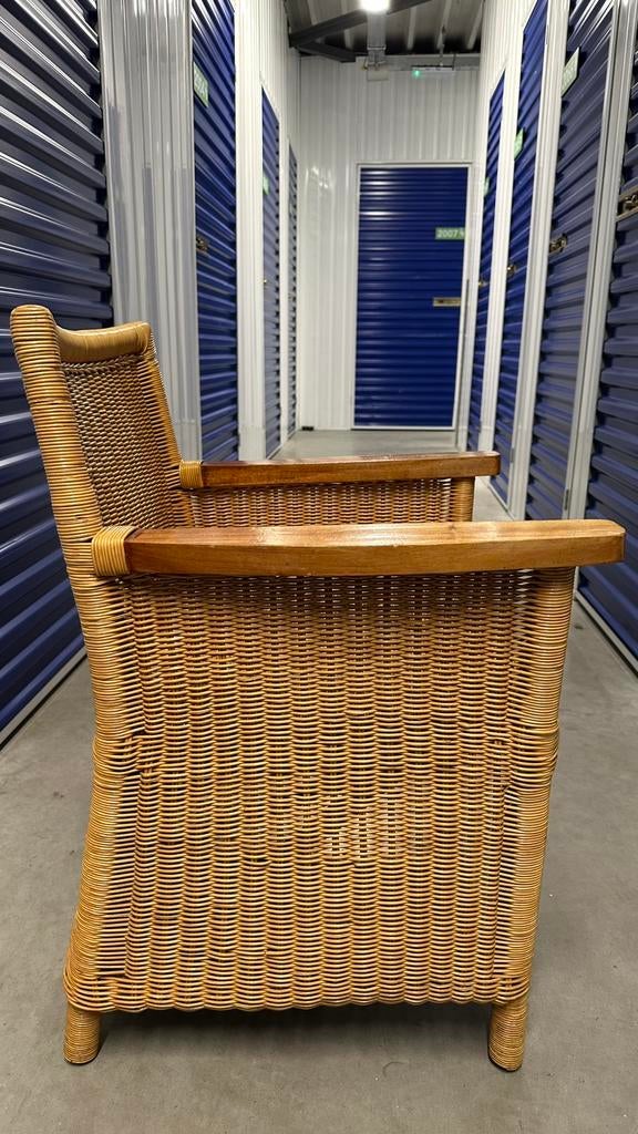 Rieten stoel, Overige kleuren, Vintage, Zo goed als nieuw, Eén