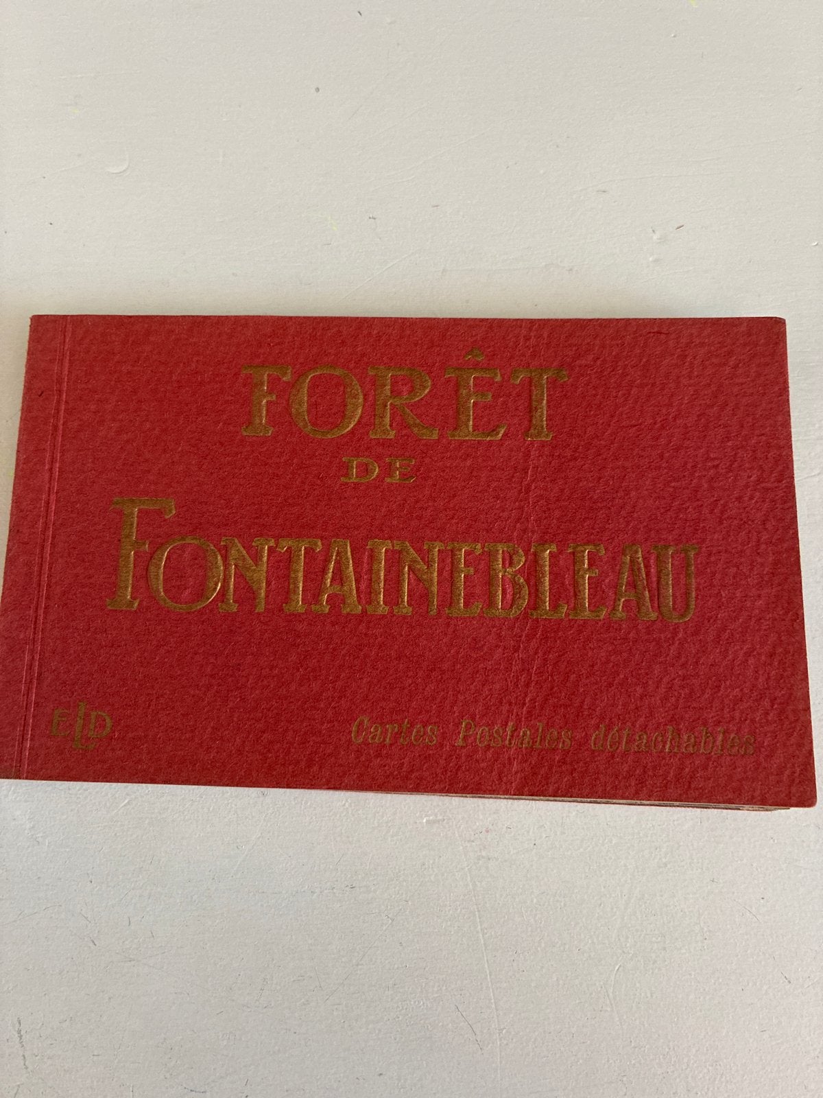 Oud ansichtkaartenboekje Forêt de Fontainebleau, Ophalen of Verzenden, Voor 1920, Ongelopen, Frankrijk