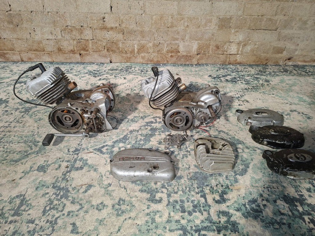 2x Sachs 50/4 CF NL oldtimer brommer Batavus MK4 blok 49cc, Ophalen, Carburateur, Overige merken