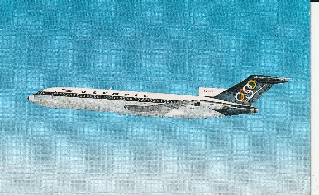 Olympic Airways   Boeing 727-200, Ophalen of Verzenden, Nieuw, Kaart, Foto of Prent
