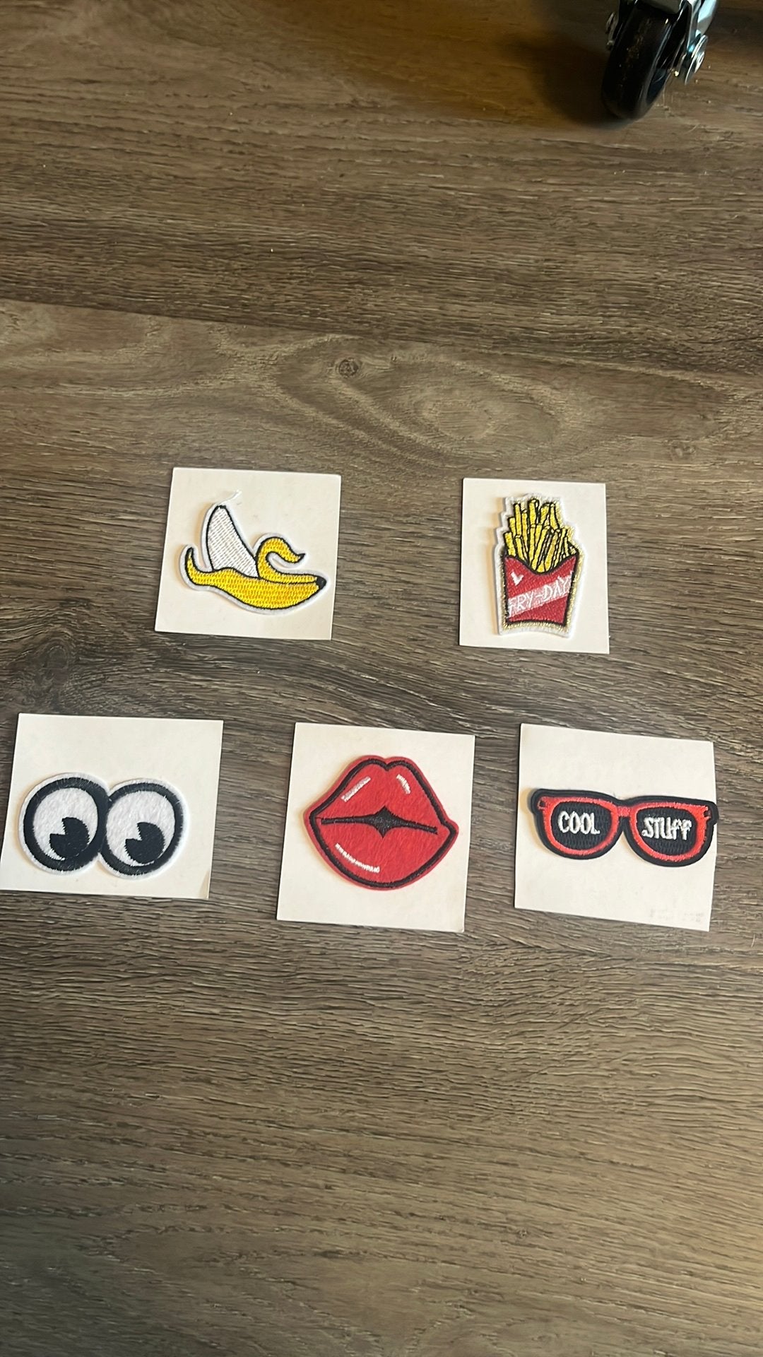 Badge set 5 stuks, Ophalen of Verzenden, Zegels, Bonnen of Punten
