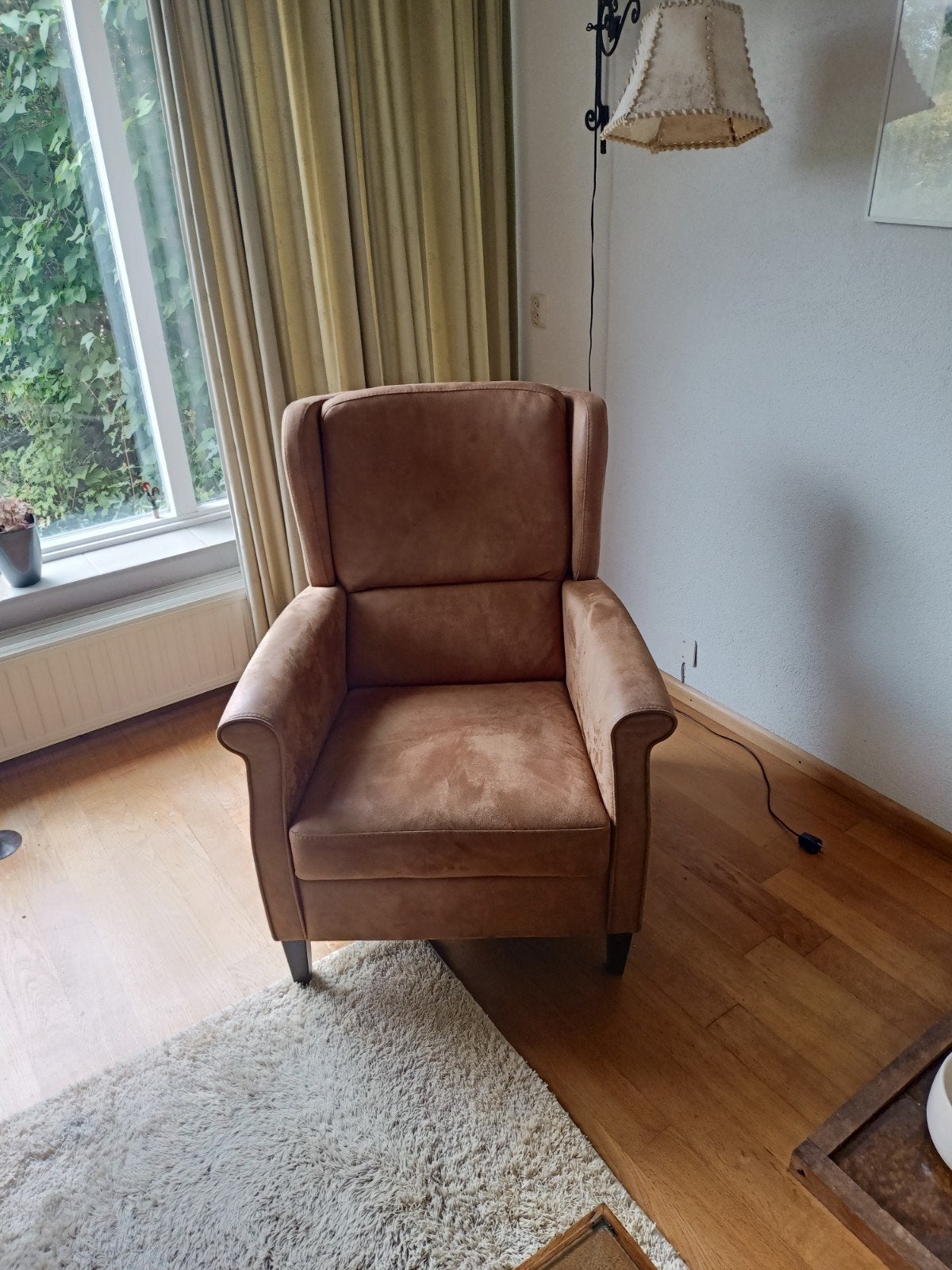 Twee maal Oorfauteuil "Erik"., Ophalen, Zo goed als nieuw, Stof