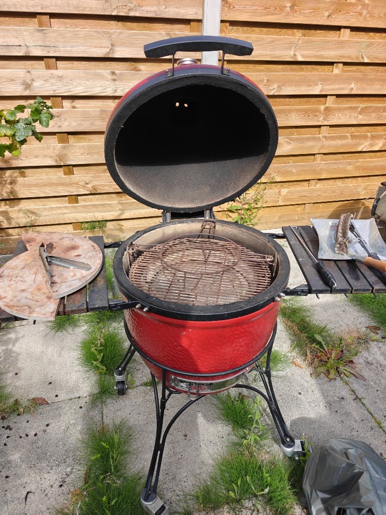 Kamado Joe Classic 1 (46 cm kookoppervlak), Ophalen, Gebruikt, Kamado Joe, Met accessoires