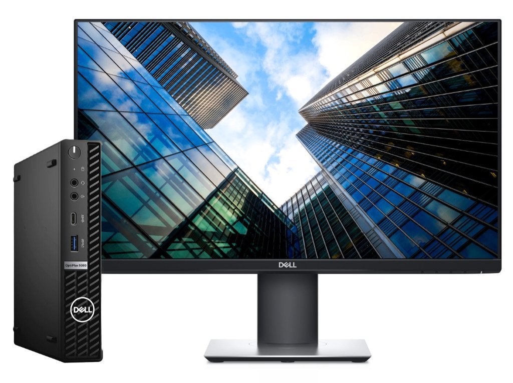 COMPLEET! HP / DELL Mini PC + Monitor + Win11 + 1jr Garantie, 256 GB, 8 GB, Zo goed als nieuw, SSD