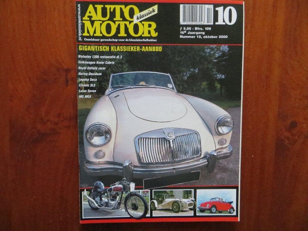 Auto Motor Klassiek 10 2000 MGA, Lotus, Kever, Enfield, Boeken, Ophalen of Verzenden, Nieuw, Volkswagen