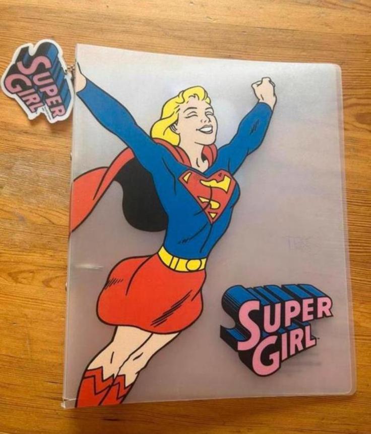 DC Super Girl multomap 1990, Diversen, Schrijfwaren, Ophalen of Verzenden