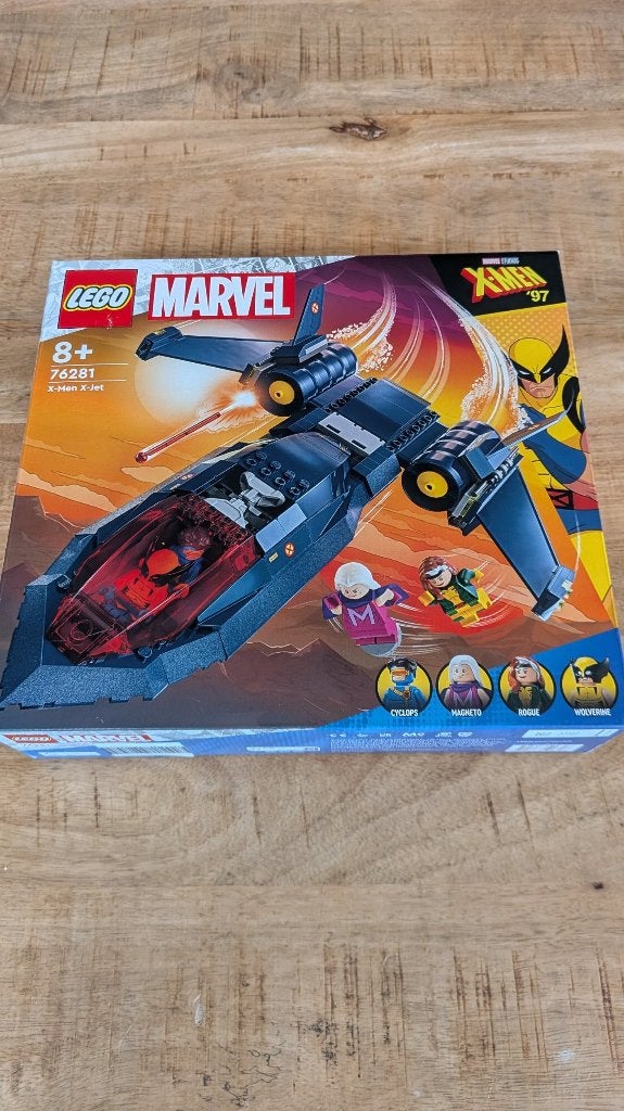 Lego 76281 X-Men X-Jet - Marvel - uit productie, Marvel, Lego, Ophalen of Verzenden, Complete set