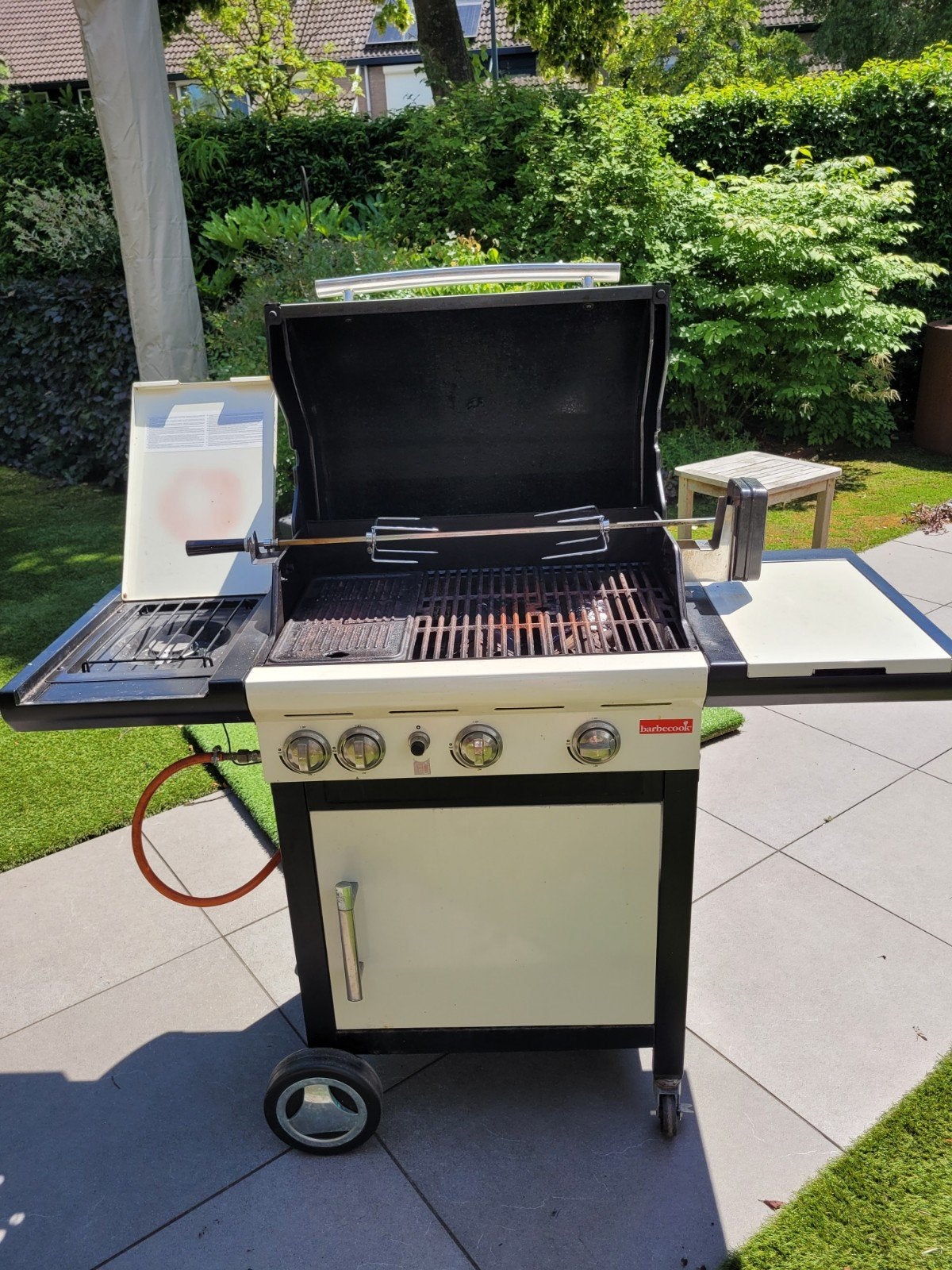 Barbecook, Ophalen, Gebruikt