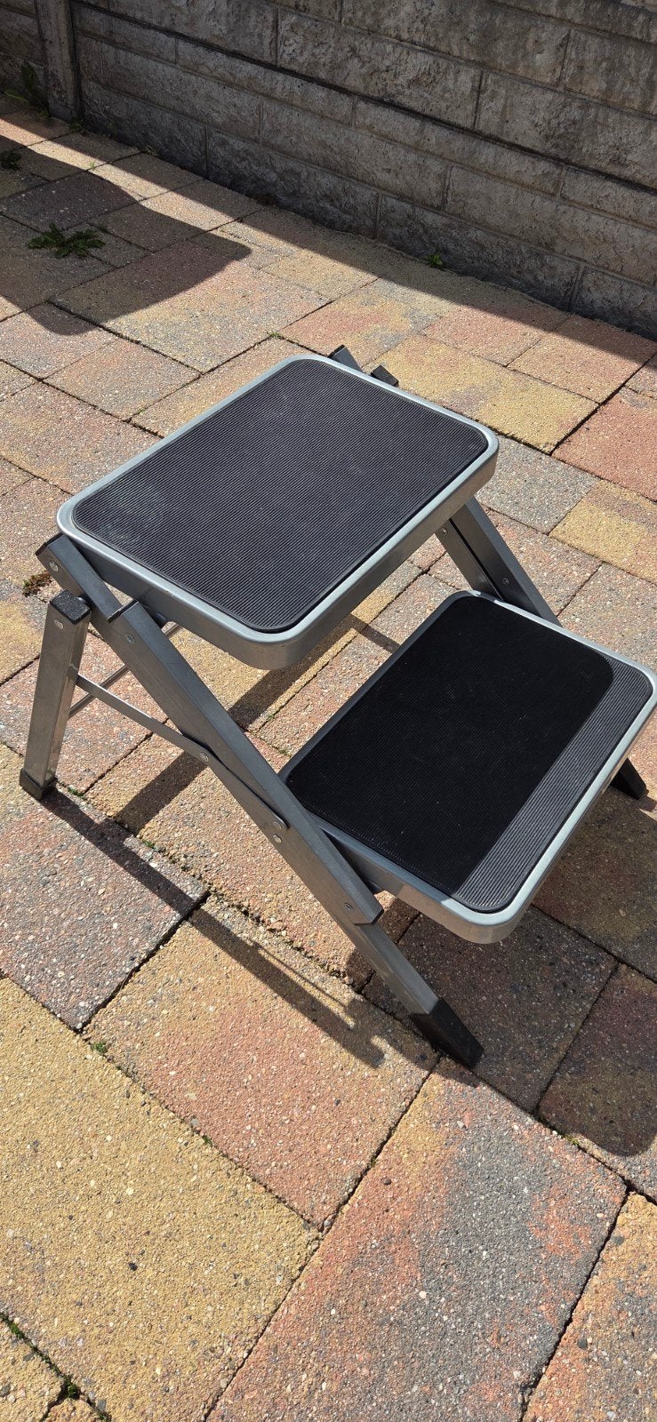 Opvouwbare trap met 2 treden - Handig en compact, Ophalen, Minder dan 2 meter