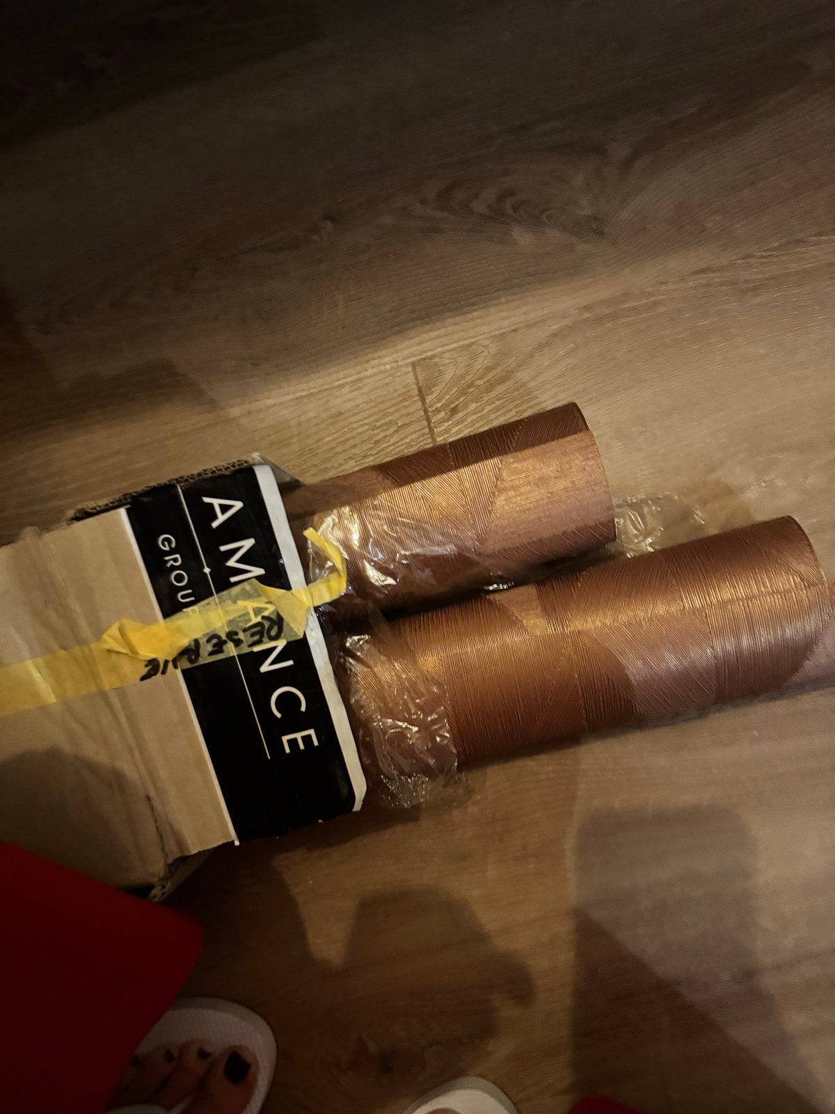 Casamance Textures Métalliques  Behang - 1 en 3-4 rol, Bruin, Overige merken, Geometrisch, Modern
