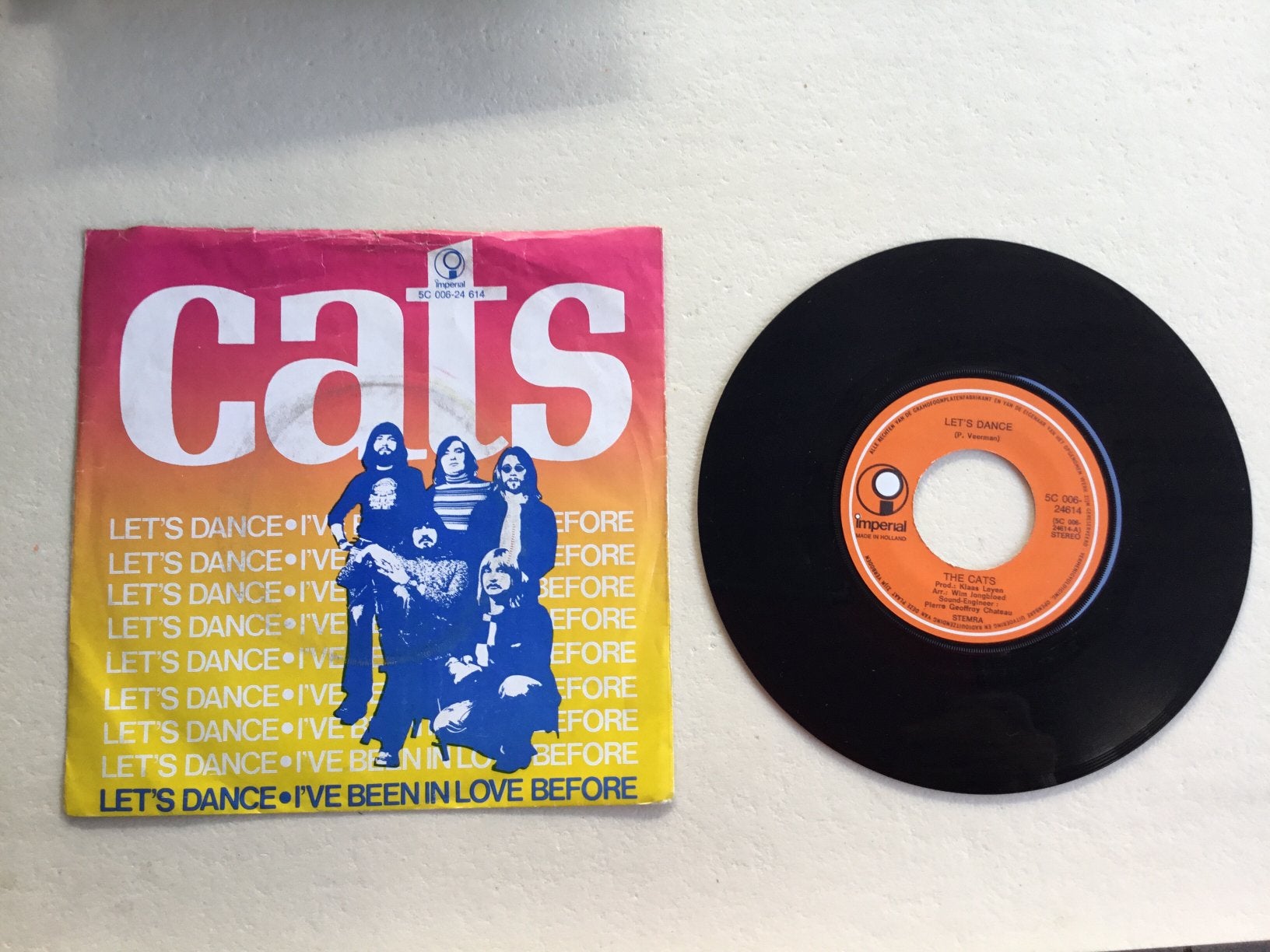 The Cats, Cd's en Dvd's, Vinyl Singles, Ophalen of Verzenden, Zo goed als nieuw, Pop