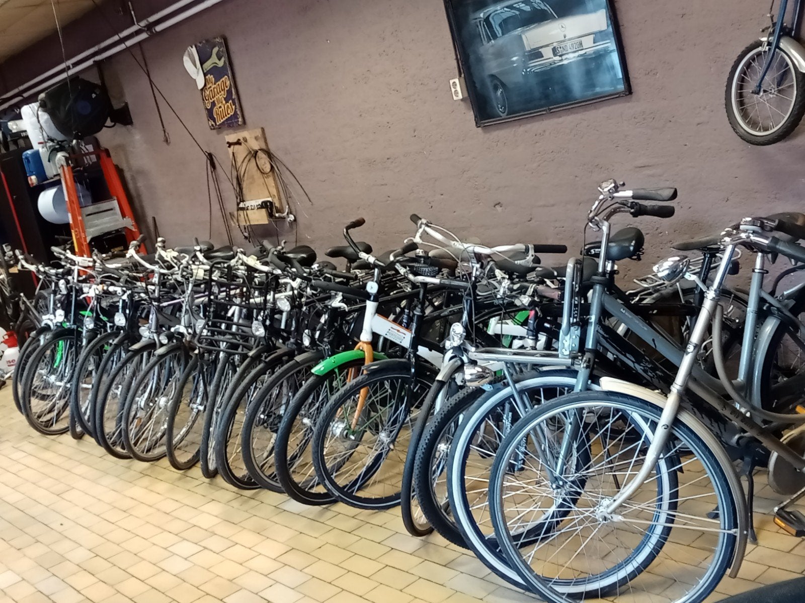 Partij gebruikte stadsfietsen - Diverse modellen, Ophalen, Gebruikt, Overige merken