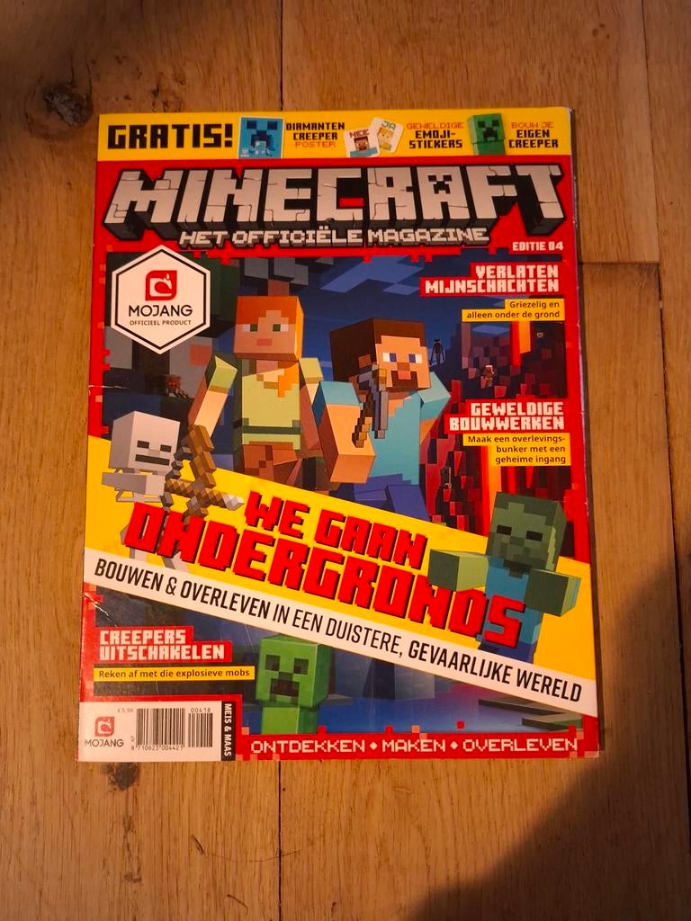 Minecraft Het Officiële Magazine Editie 04, Ophalen of Verzenden, Zo goed als nieuw, Overige typen