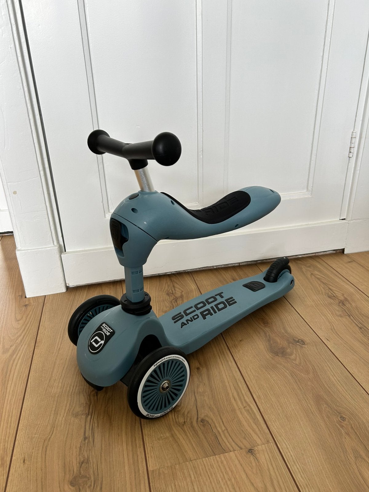 Scoot and Ride Highwaykick 1 - steel, Ophalen, Zo goed als nieuw, Loopfiets