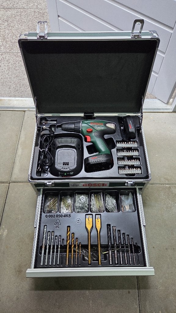 Bosch PSR 14,4 LI-2 accuboormachine | Complete set | ZGAN, Ophalen, Gebruikt, Variabele snelheid, Boor- en Schroefmachine