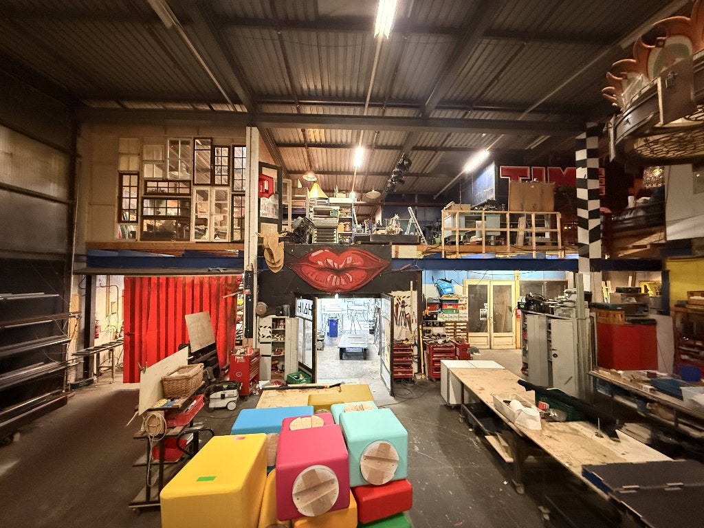 Staalconstructie vide verdieping, Ophalen, Gebruikt, IJzer