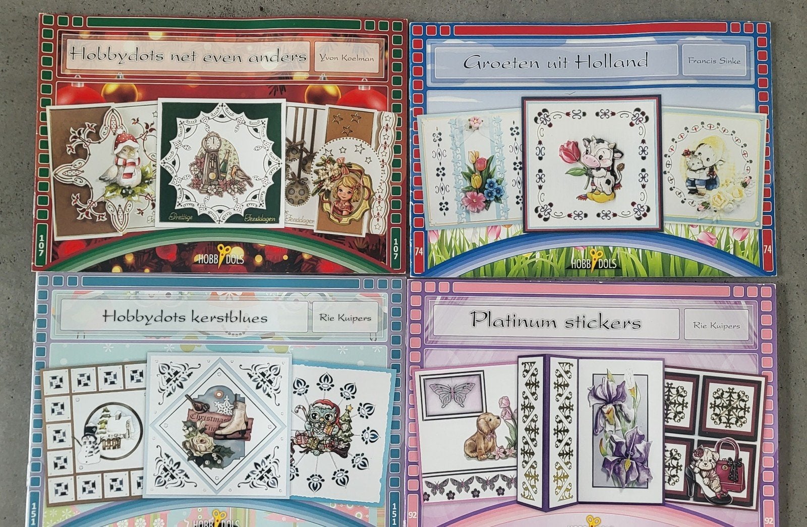 Hobbydots boekjes, 4 stuks, Ophalen of Verzenden, Overige thema's, Overige typen
