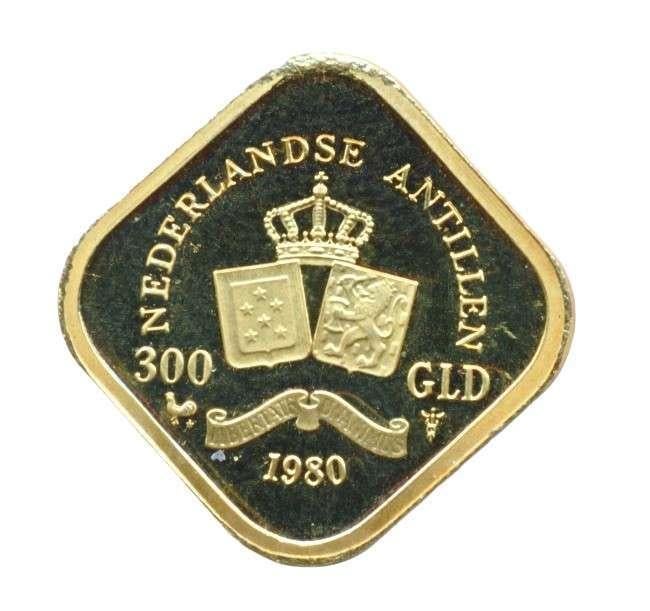 Nederlandse Antillen 300 gulden 1980 Goud, Ophalen of Verzenden, Goud