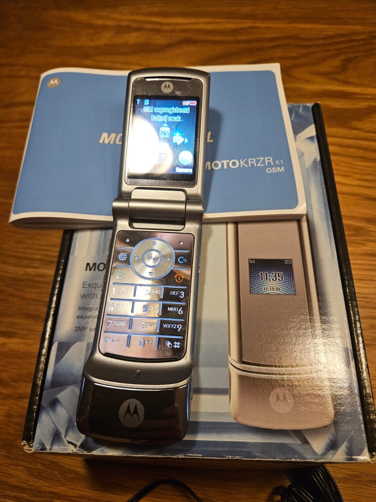 Motorola KRZR k1, vintage voor verzamelaar, Ophalen of Verzenden, Gebruikt