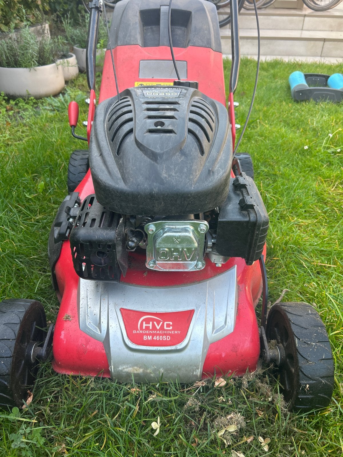 HVC Benzine Grasmaaier BM 460SD - Goed Werkend, Ophalen, Gebruikt, Benzine-grasmaaier