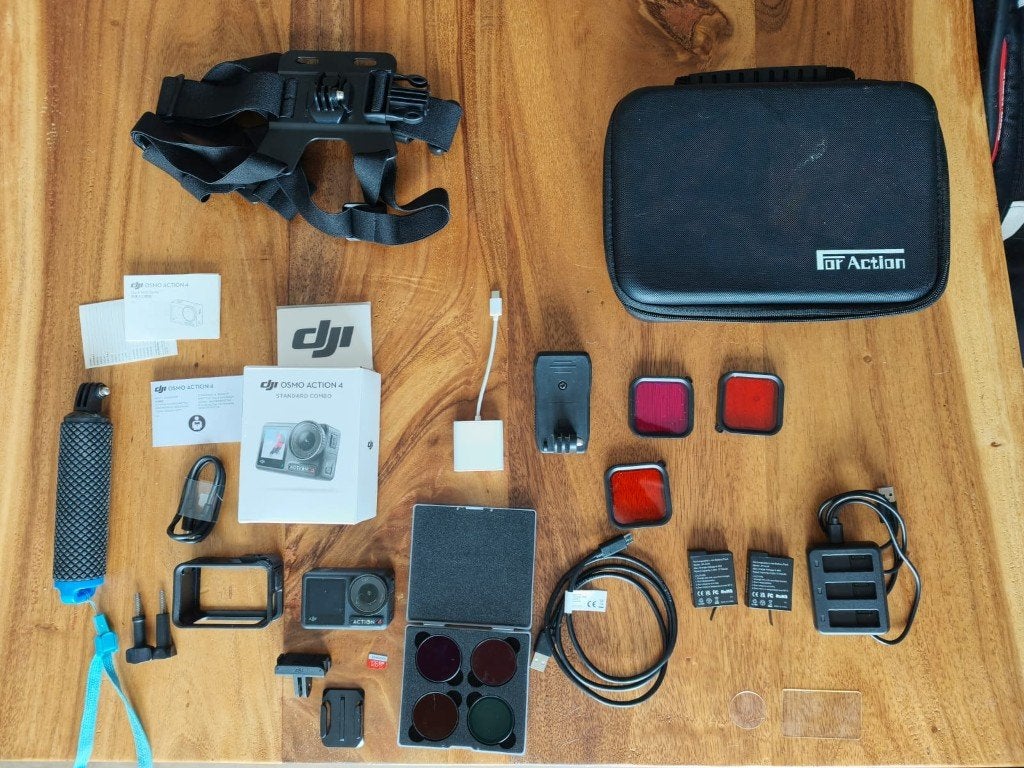 DJI OSMO Action 4 + accessoires, Ophalen of Verzenden, Zo goed als nieuw, Overige merken