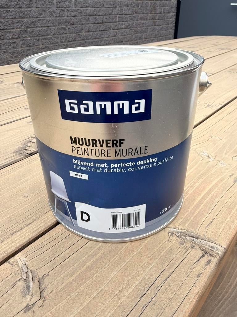 Gamma Muurverf groen, Ophalen, Nieuw, Verf, Minder dan 5 liter