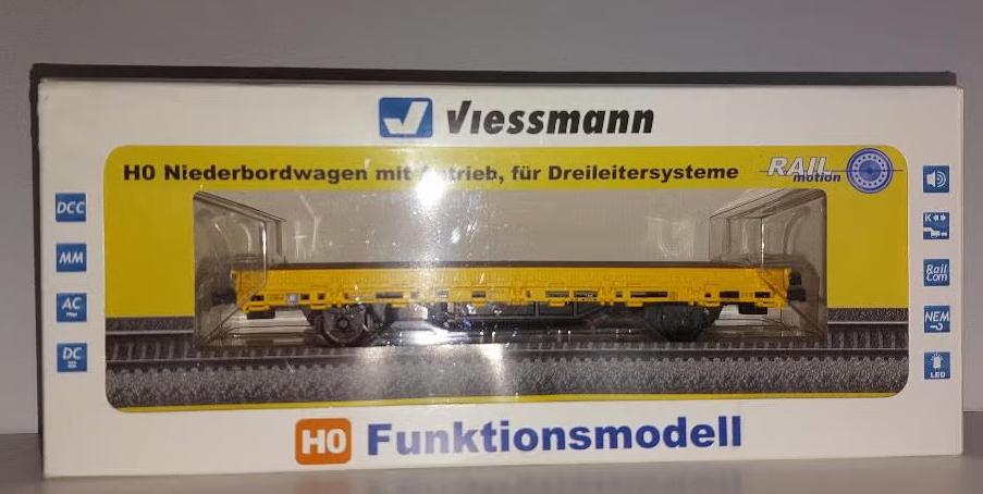 Viessmann H0 2316 - Dig AC lageboordwagen fullsound in ovp, Wisselstroom, Ophalen of Verzenden, Märklin, Nieuw