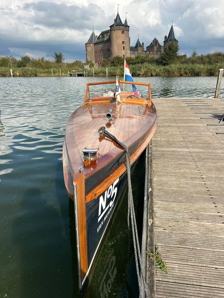 Klassieke motorjacht - type Autoboot, Watersport en Boten, Ophalen, Overige merken, 9 m, Binnenboordmotor
