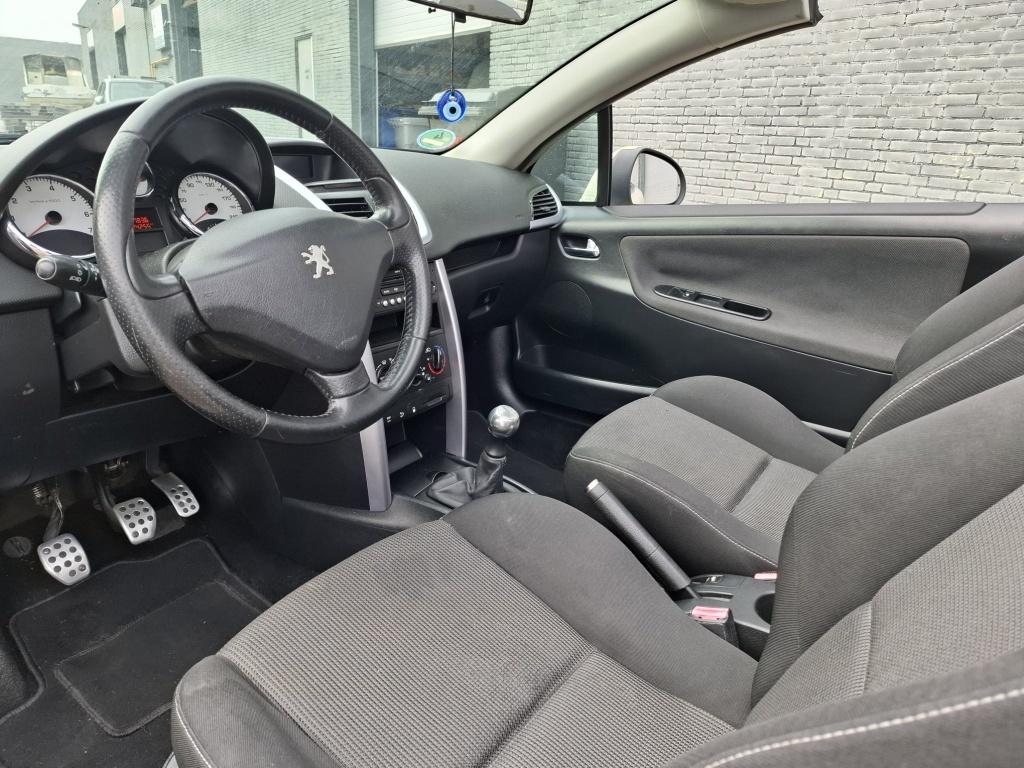 Peugeot 207 CC 1.6 VTi Première Airco Creme Wit Nw APK ✅, 15 km/l, Gebruikt, 4 cilinders, Cabriolet