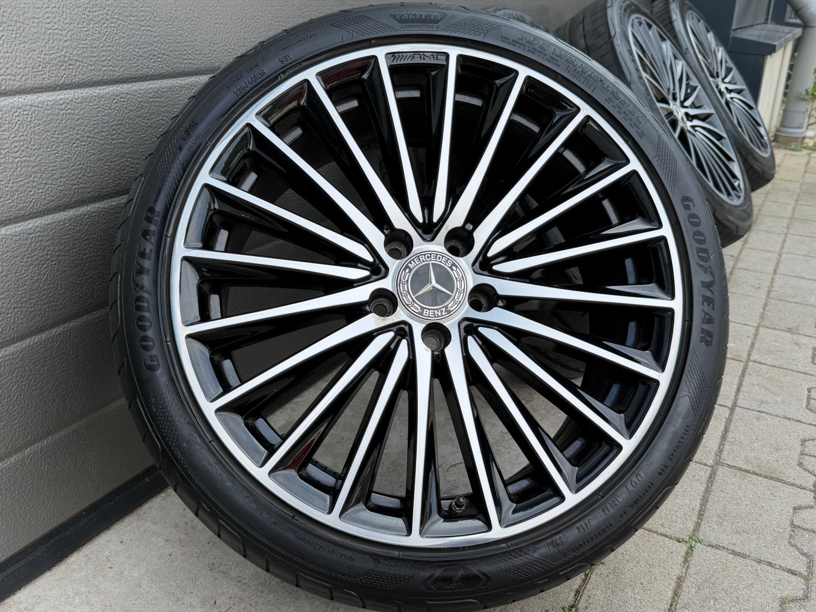 19” INCH MERCEDES AMG W206 C-KLASSE Origineel 2-Tone Zomer, 19 inch, Banden en Velgen, Nieuw, Ophalen of Verzenden
