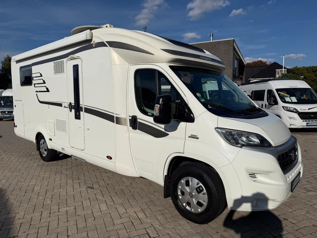 Hymer T698CL Queensbed Top-Indeling 2015 Pure Top-klasse, Ringverwarming, Fiat, Bedrijf, Hymer