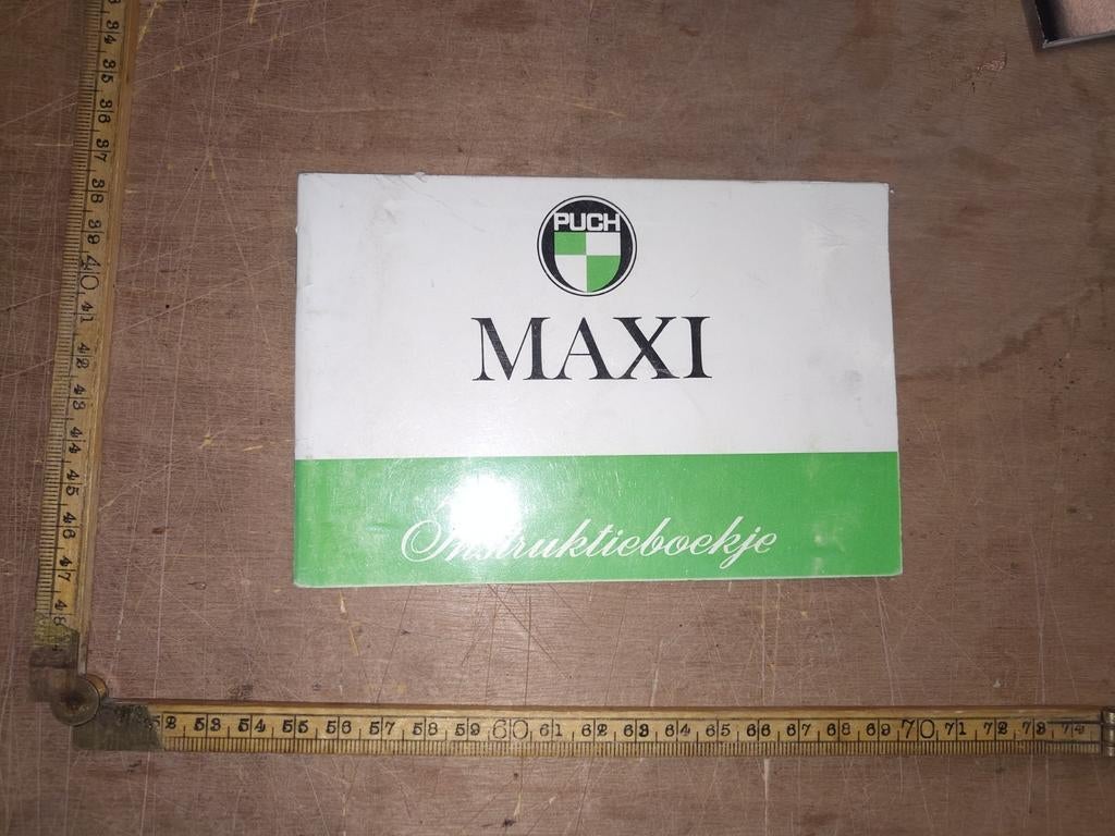 Instructie boekje Puch Maxi, Fietsen en Brommers, Handleidingen en Instructieboekjes, Ophalen of Verzenden, Zo goed als nieuw