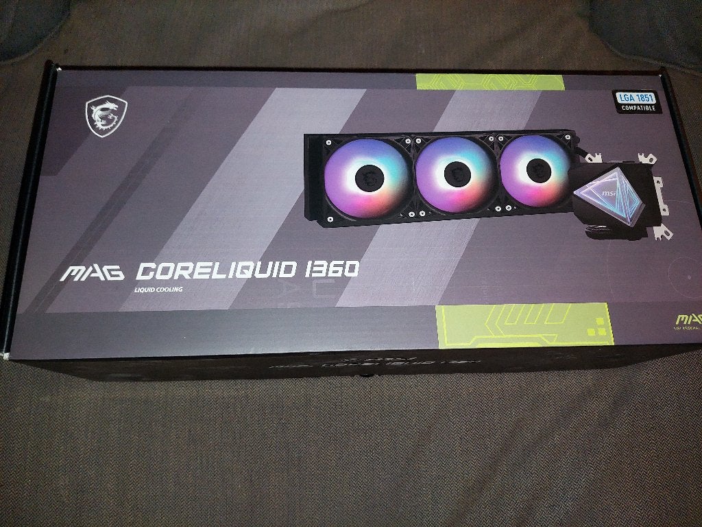 MSI MAG Coreliquid i360 Zwart, Computers en Software, Ophalen of Verzenden, Zo goed als nieuw, Waterkoeling