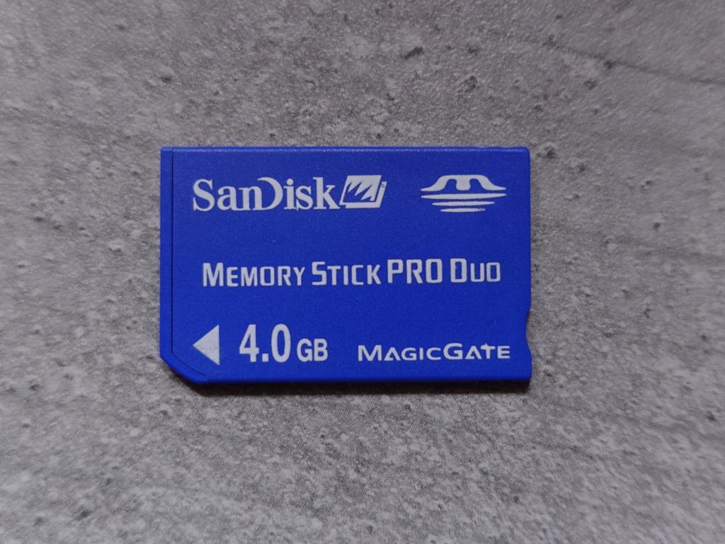 Memory Stick Pro Duo MagicGate 4Gb, Ophalen, Gebruikt, Memory stick, SanDisk
