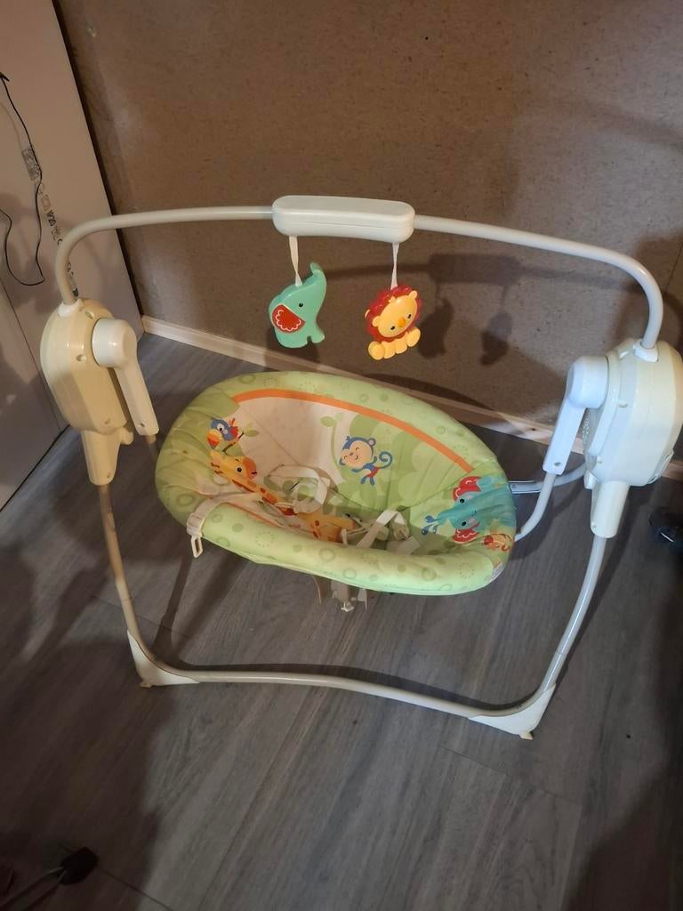 Fisher-Price Schommelstoel voor baby's, Ophalen, Gebruikt, Overige typen, Met geluid
