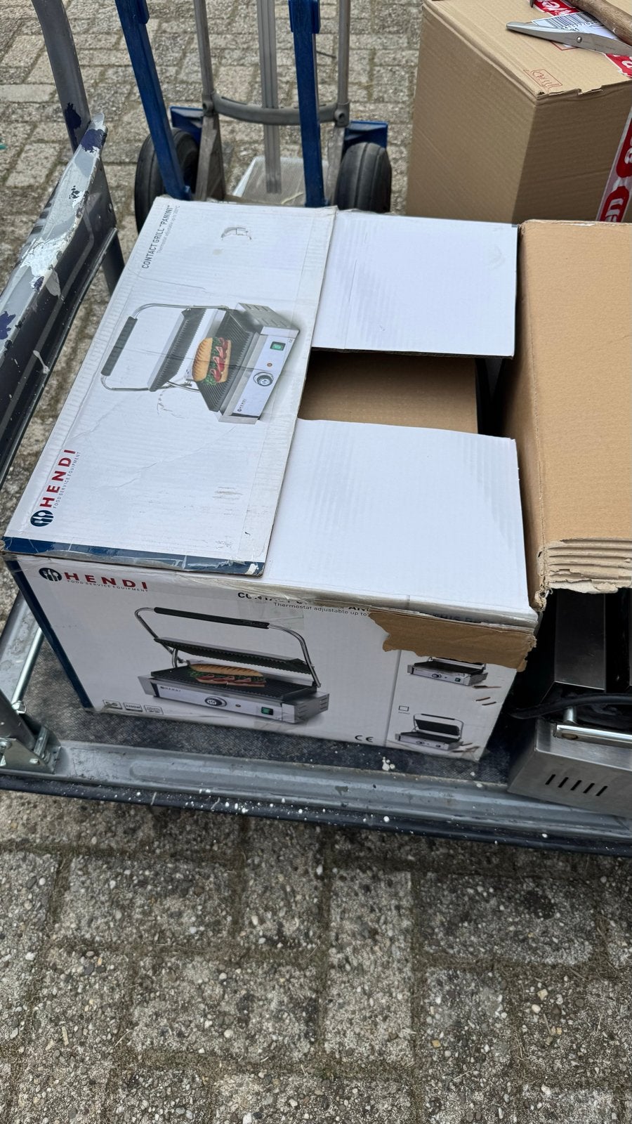 Hendi Panini Grill - Nieuw in Doos, Witgoed en Apparatuur, Ophalen, Nieuw