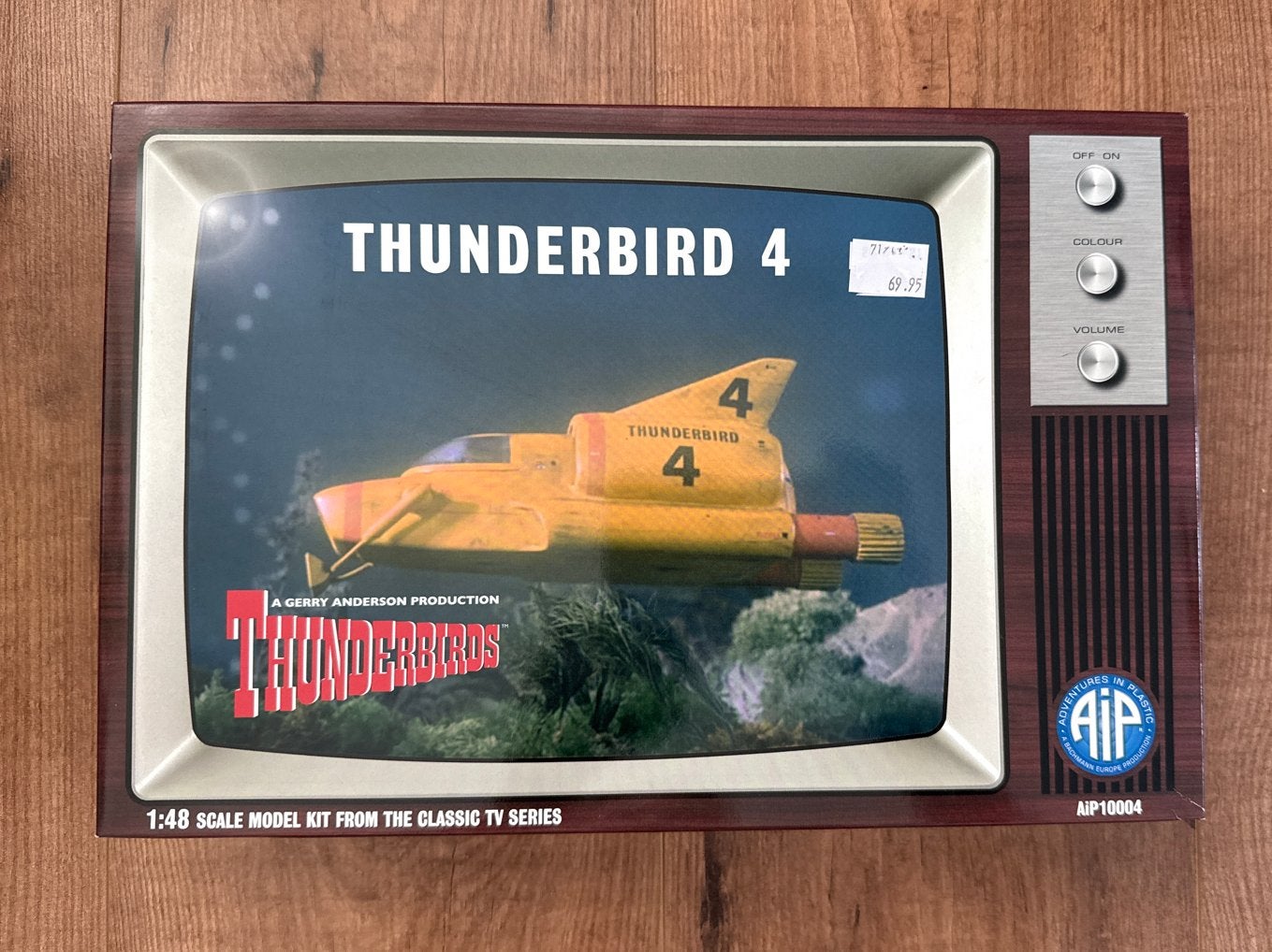 Thunderbird 4 schaalmodel kit - Gerry Anderson, Hobby en Vrije tijd, Ophalen of Verzenden, Nieuw, 1:32 tot 1:50, Overige merken