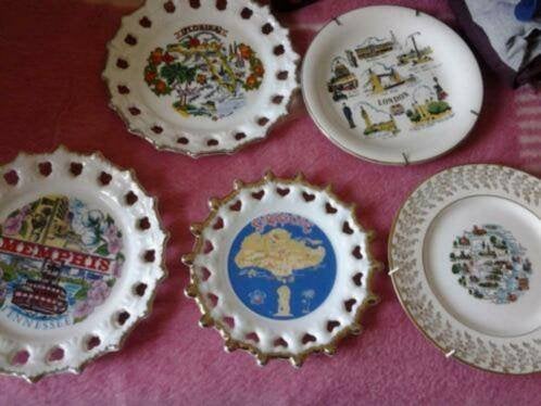 Prachtige Verzameling Vintage Souvenirborden Wanddecoratie!, Ophalen