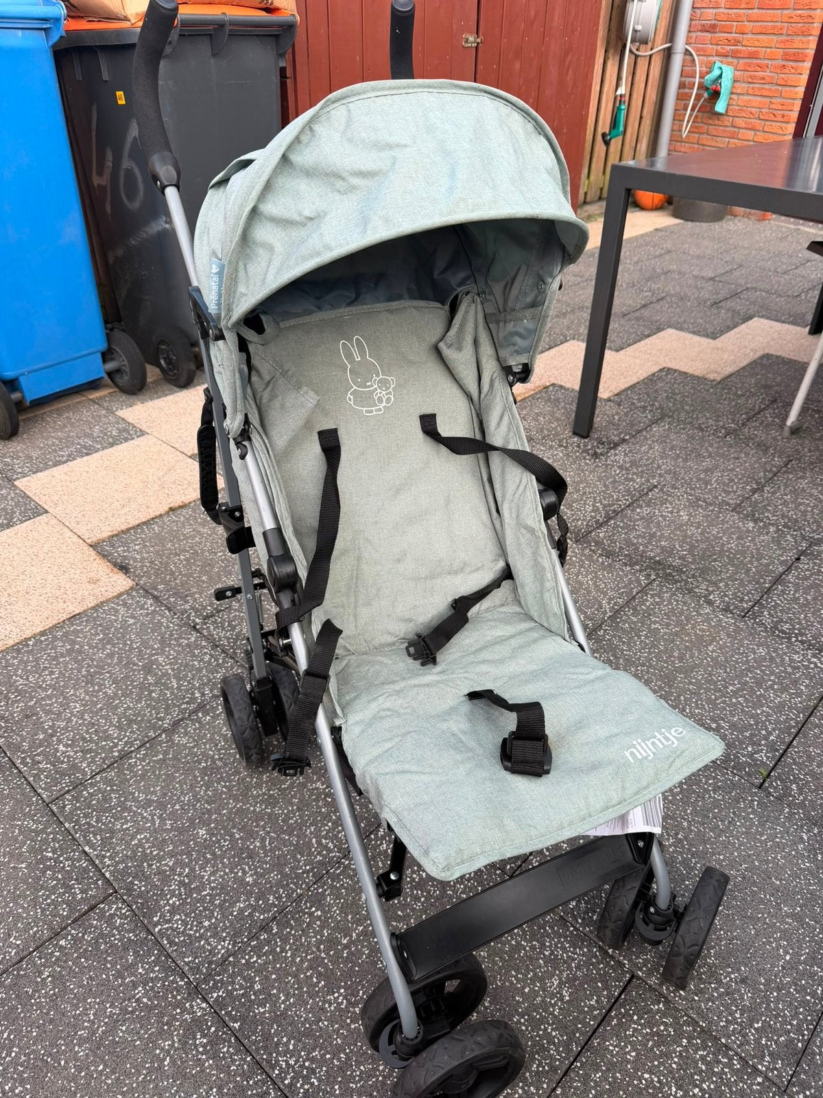 Kinder buggy, Ophalen, Gebruikt