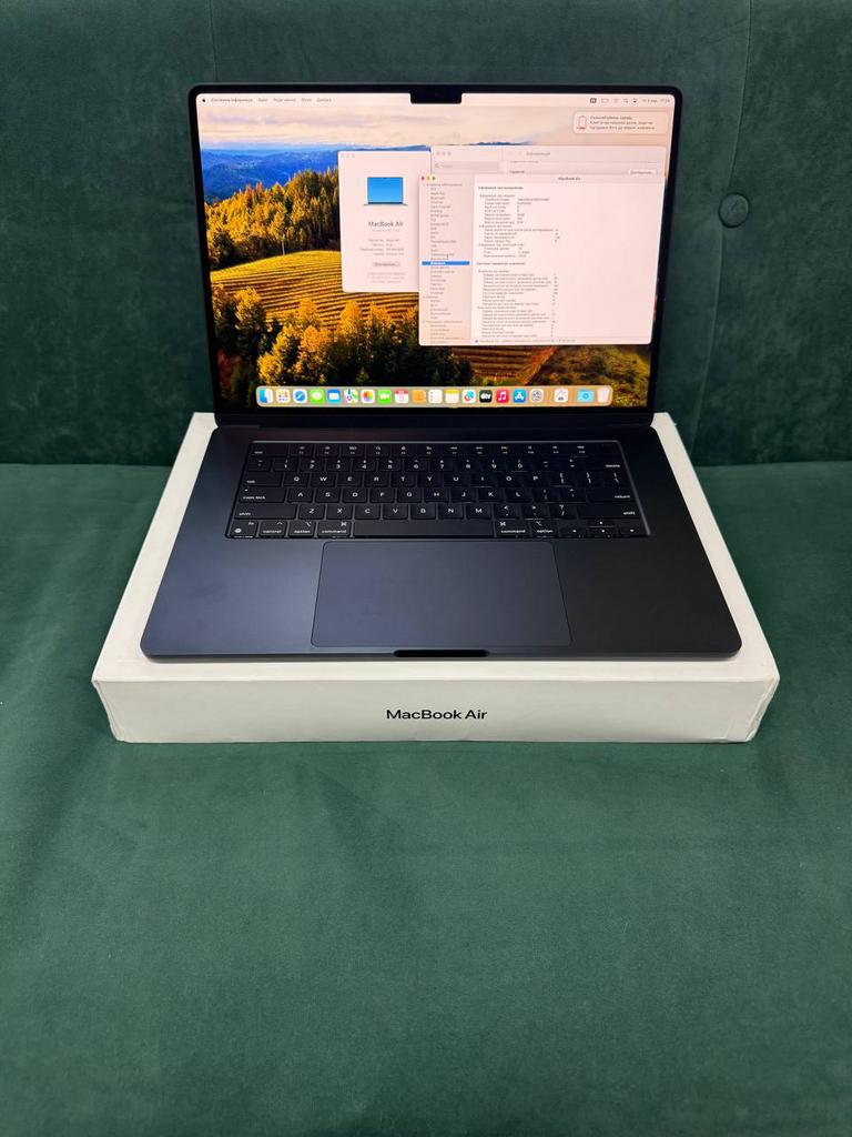 Apple Macbook Air M3 15Inch 8GB 256GB Midnight, Computers en Software, Apple Macbooks, Ophalen, 256 GB, 15 inch, 8 GB