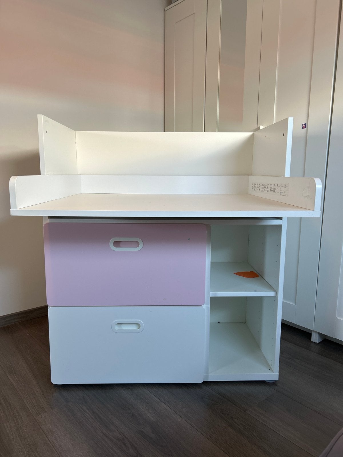 IKEA SMÅSTAD Commode/ bureu met lades en planken, Ophalen, Gebruikt, 70 cm of meer, 105 cm of meer