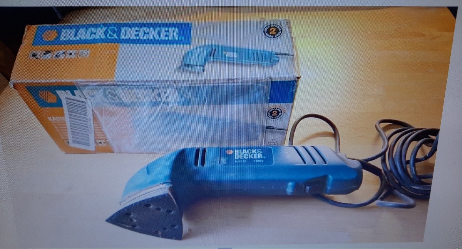 Black & Decker KA510 detailschuurmachine, Ophalen of Verzenden, Nieuw, 1200 watt of meer, Vlakschuurmachine