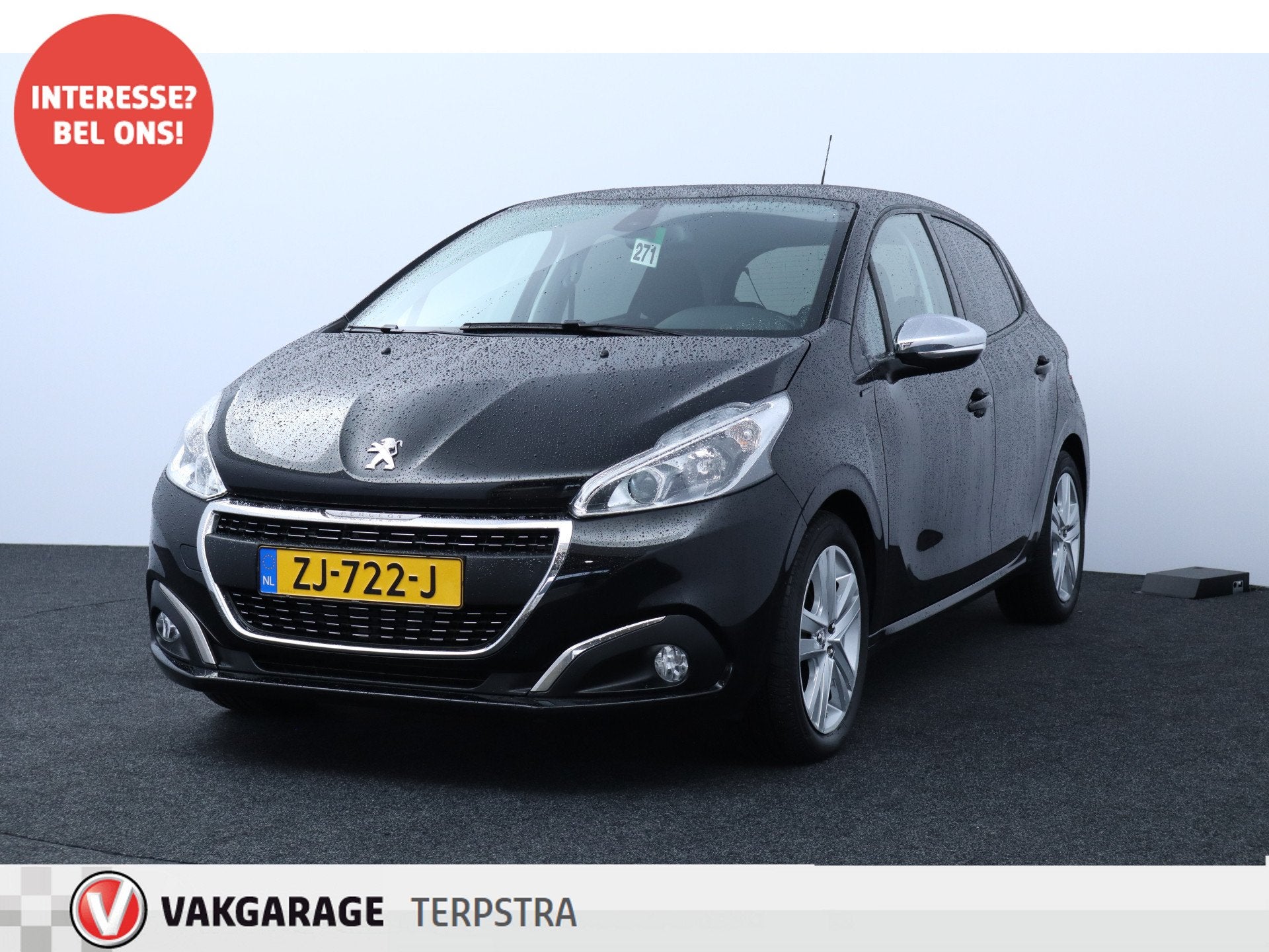 Peugeot 208 1.2 PureTech Signature/ INCLUSIEF NIEUWE DISTRIB, 83 pk, Stof, 1199 cc, Zwart