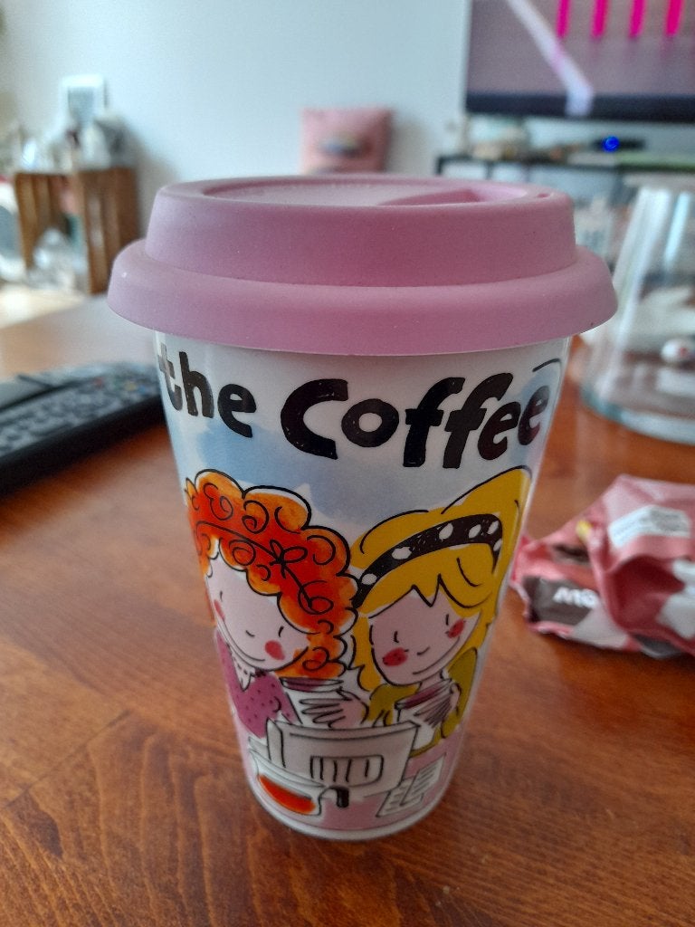 Koffie to go beker blond amsterdam, Huis en Inrichting, Keuken | Servies, Ophalen, Overige typen, Nieuw, Overige stijlen